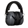 Allen Co Defender Foldable Safety Earmuffs, 26dB NRR, ANSI S3.19 & CE EN352-1 Protection Rated, Black/Gray 2336